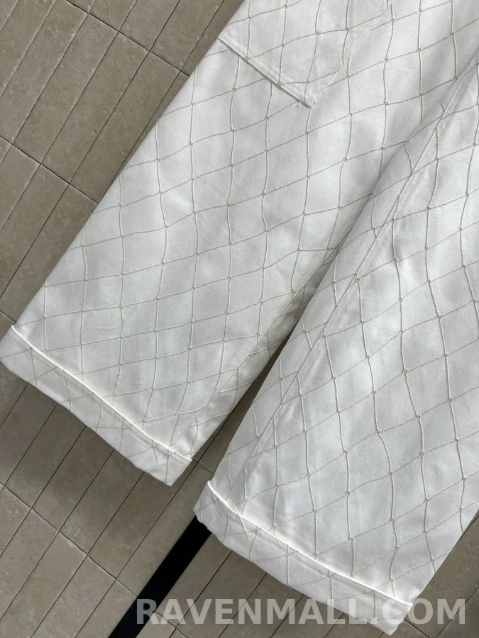 샤넬 샤넬 퀼팅 와이드핏 카고 팬츠 상세 이미지