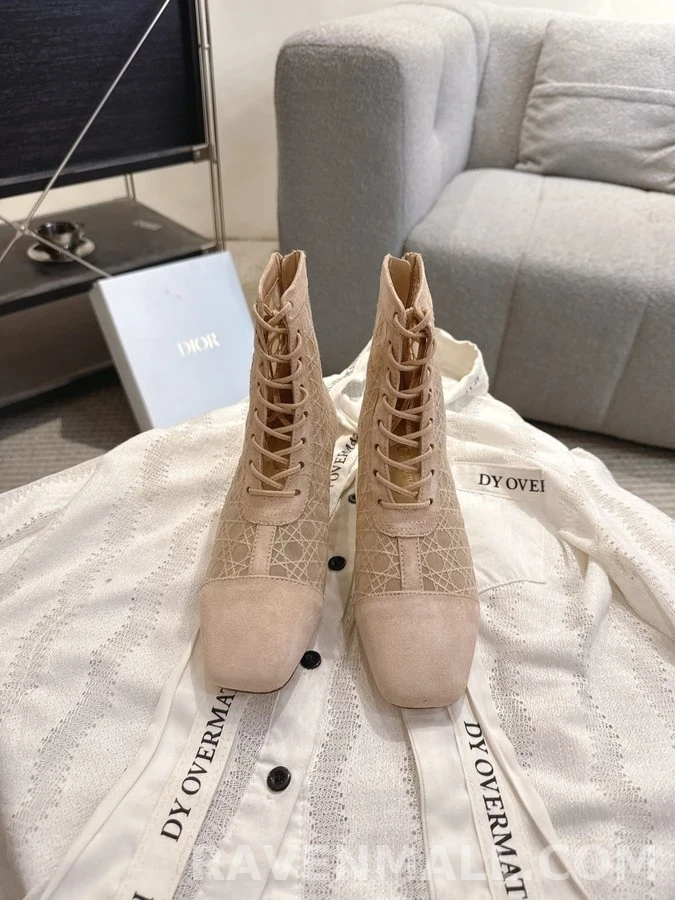 디올 디올 자뎅 디베르 자카드 앵클 부츠 상세 이미지