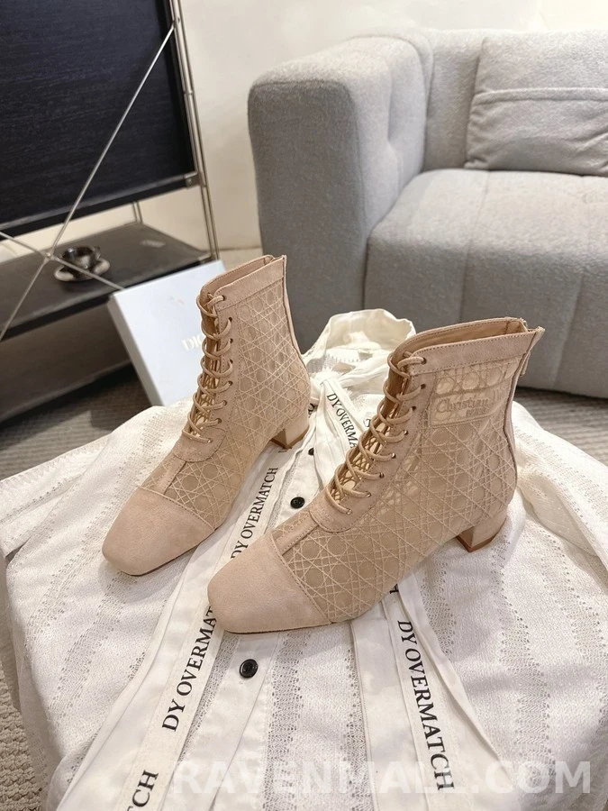 디올 디올 자뎅 디베르 자카드 앵클 부츠 상세 이미지