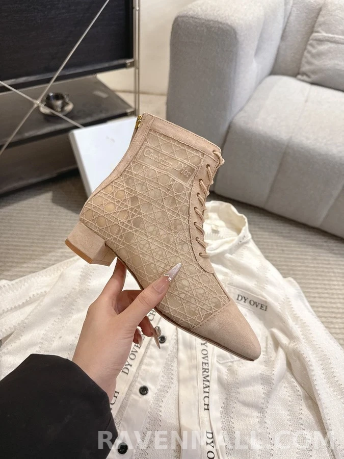 디올 디올 자뎅 디베르 자카드 앵클 부츠 상세 이미지