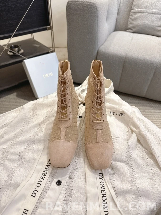 디올 디올 퀼팅 메시 부츠 상세 이미지
