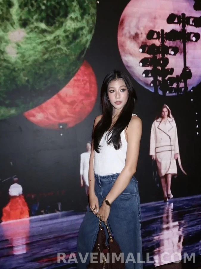 샤넬 샤넬 더블 C 로고 와이드 데님 팬츠 상세 이미지