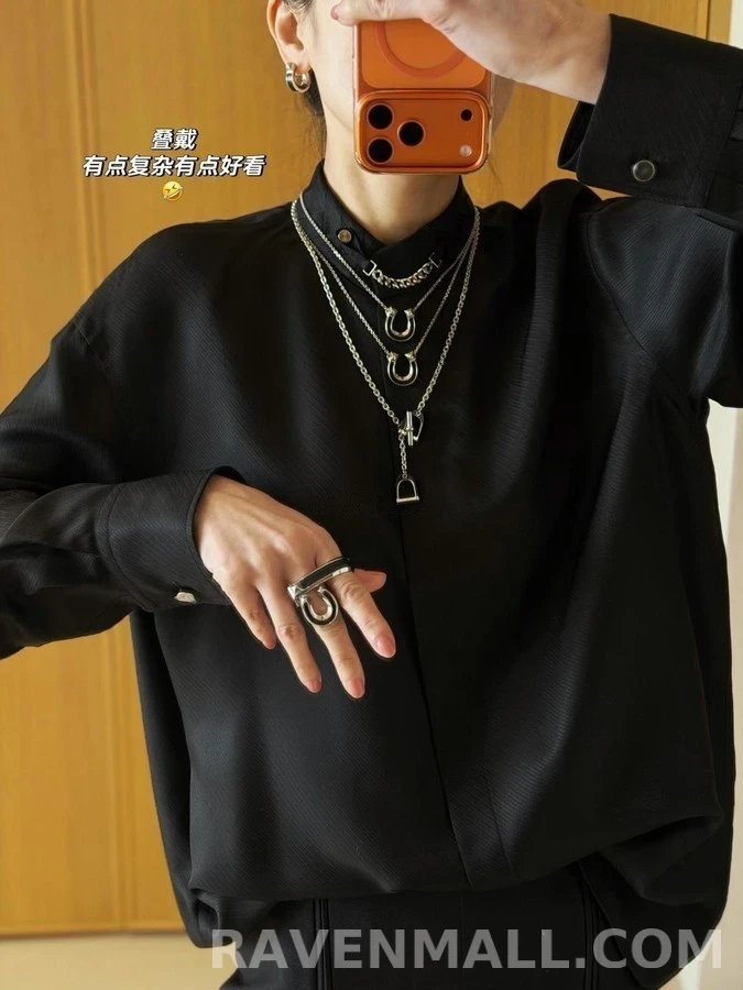 에르메스 에르메스 토네르 홀스슈 스터드 반지 상세 이미지