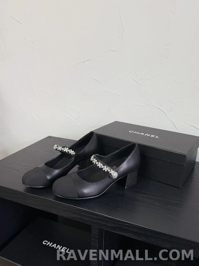 샤넬 샤넬 펄 장식 메리제인 슈즈 상세 이미지