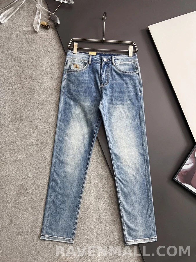 버버리 버버리 워싱 데님 팬츠 상세 이미지