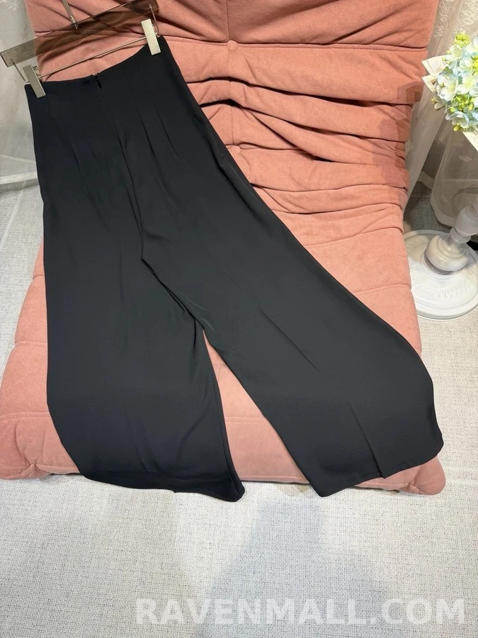 발렌티노 발렌티노 V 와이드 플리츠 팬츠 상세 이미지