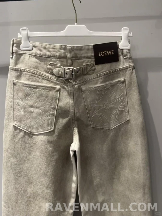 로에베 로에베 아나그램 워싱 데님 팬츠 상세 이미지