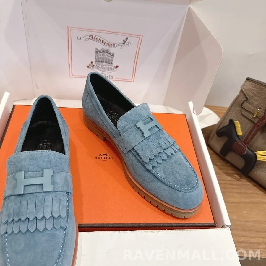 에르메스 에르메스 Eclair 스웨이드 로퍼 상세 이미지