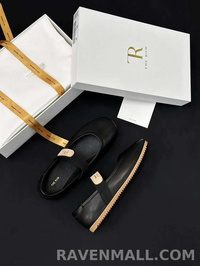 더로우 더로우 라운드 메리제인 플랫 슈즈 상세 이미지