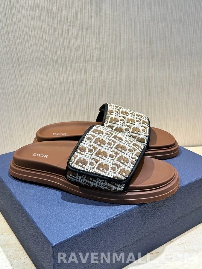 디올 디올 오블리크 패턴 스트랩 샌들 상세 이미지
