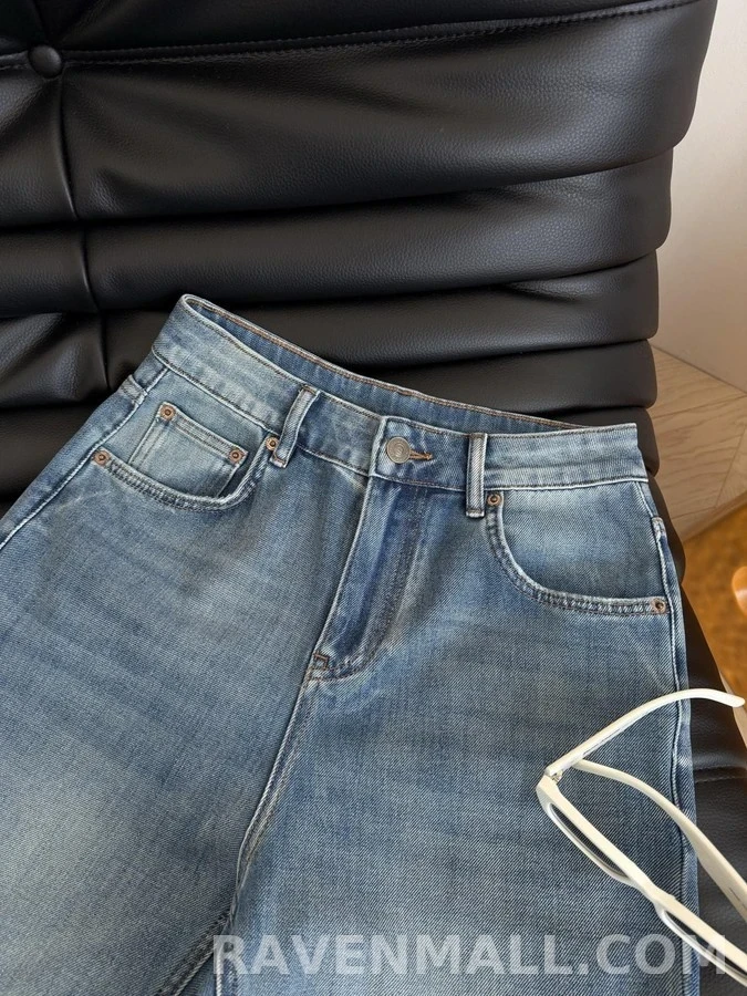 발렌티노 발렌티노 더블 V 로고 데님 팬츠 상세 이미지
