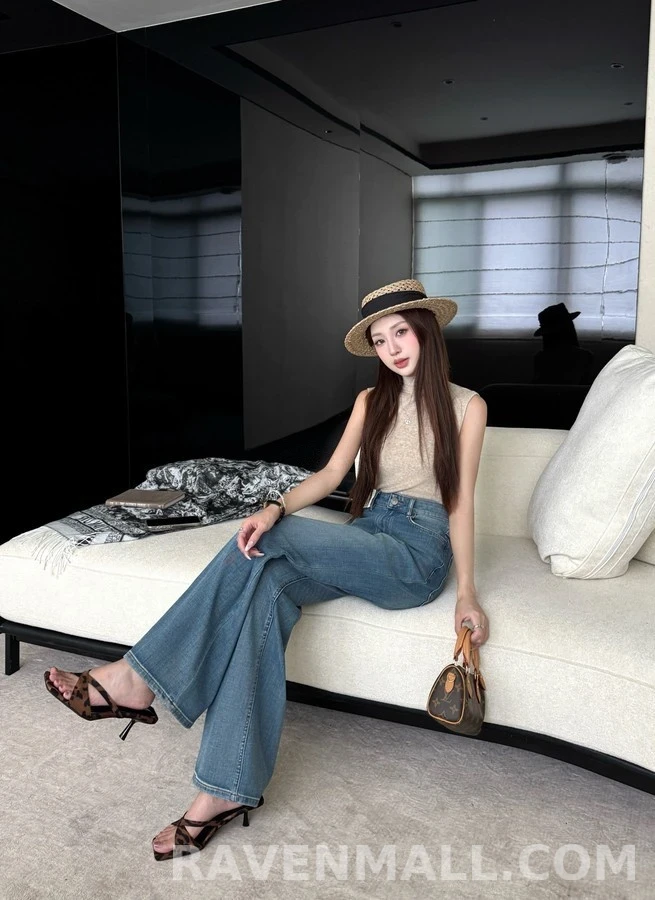 발렌티노 발렌티노 더블 V 로고 데님 팬츠 상세 이미지