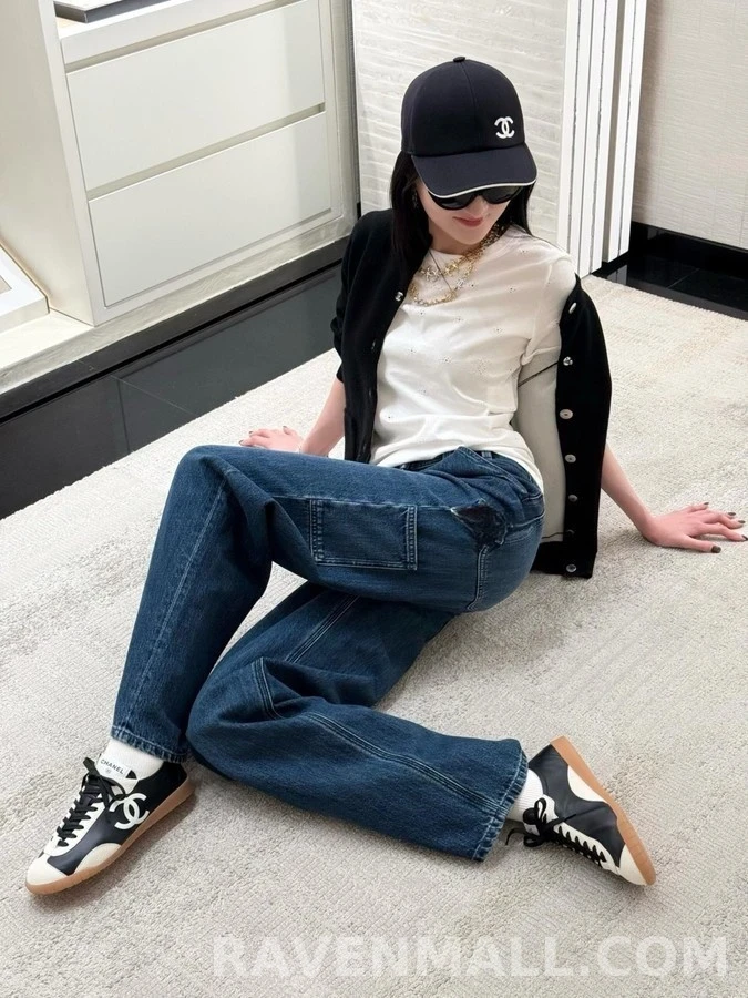 샤넬 샤넬 투톤 더블 C 초커 상세 이미지