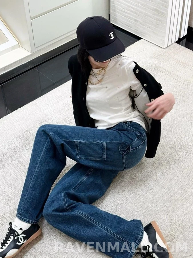 샤넬 샤넬 투톤 더블 C 초커 상세 이미지