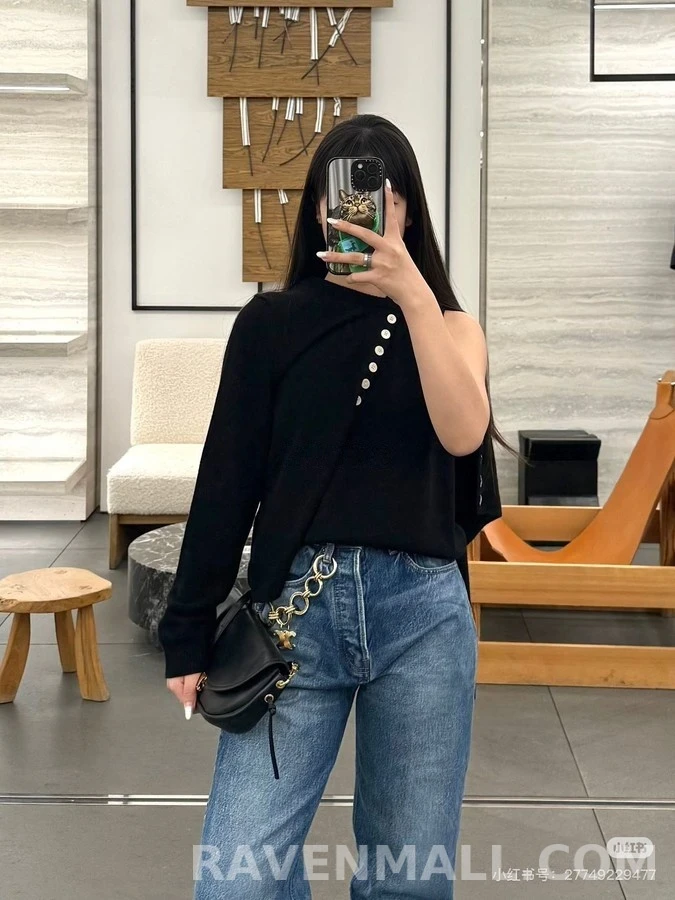 셀린느 셀린느 트리옹프 체인 데님 팬츠 상세 이미지