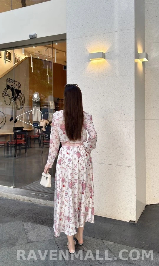 루이비통 루이비통 모노그램 열기구 프린트 스커트 상세 이미지