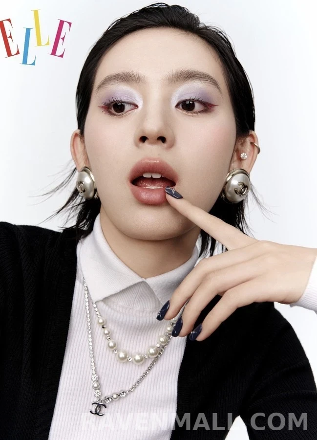 샤넬 샤넬 더블C 진주 버튼 이어링 상세 이미지
