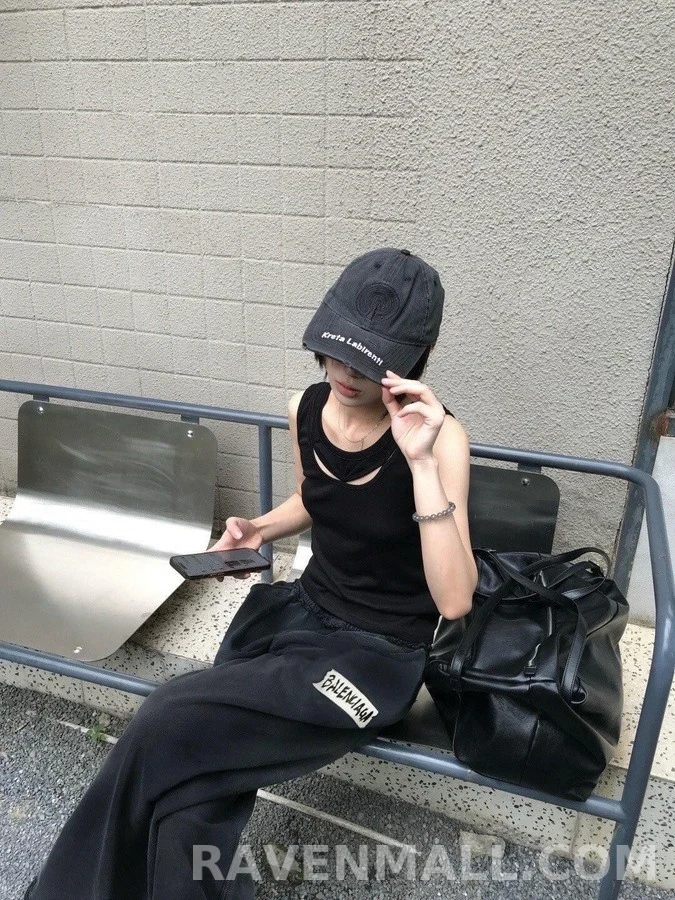 발렌시아가 발렌시아가 테이프 라벨 트레이닝 팬츠 상세 이미지