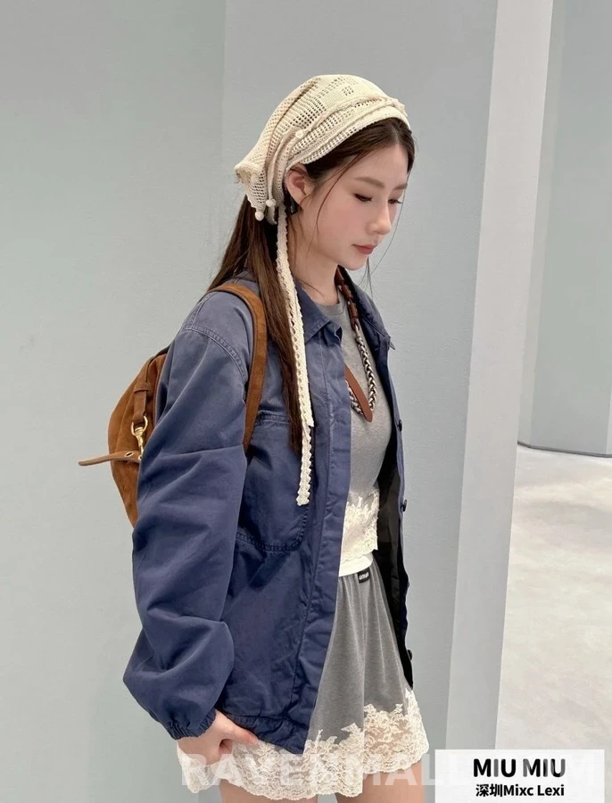 미우미우 미우미우 레이스 스커트 상세 이미지