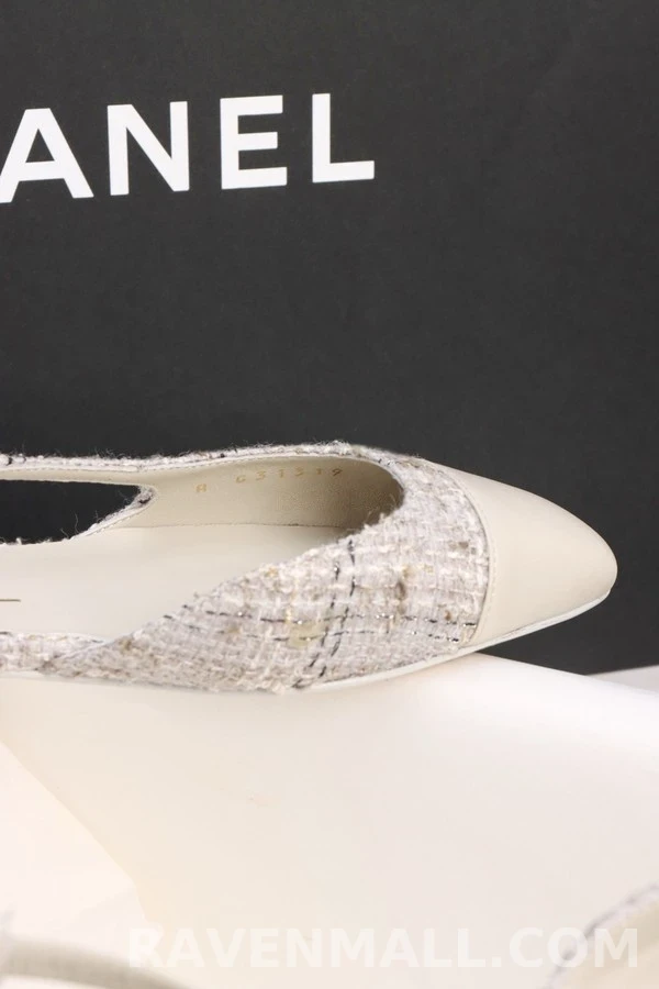 샤넬 샤넬 금사 트위드 슬링백 상세 이미지