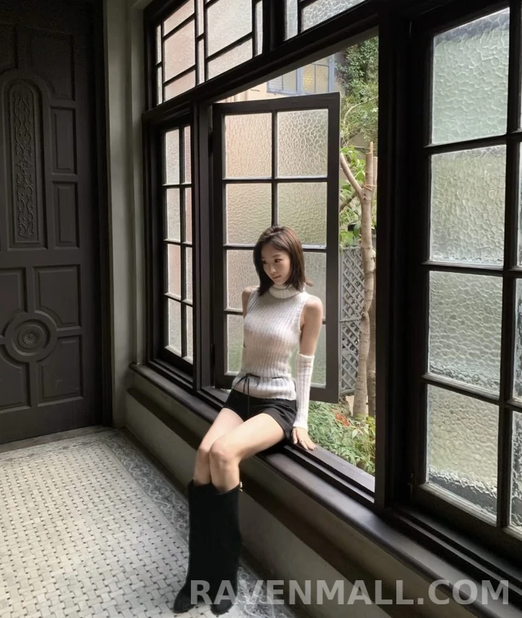 샤넬 샤넬 스웨이드 펄 로고 캡토 부츠 상세 이미지