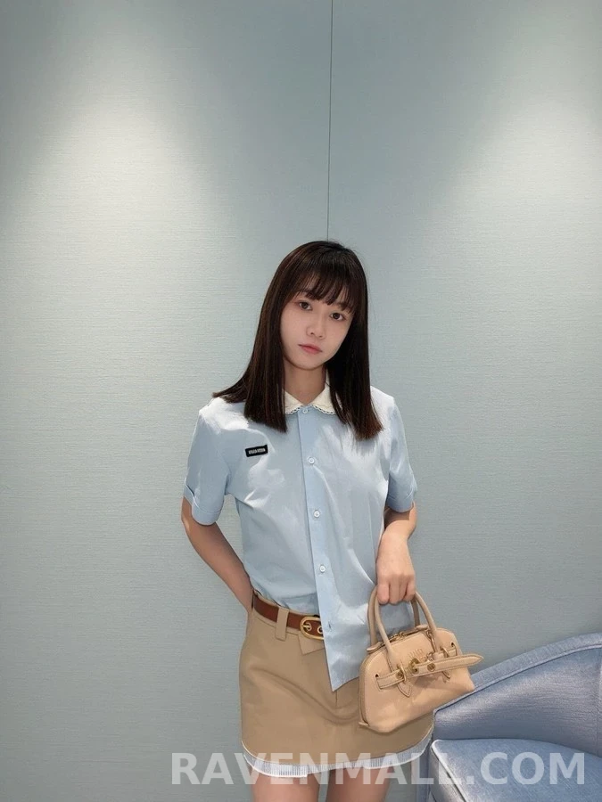버버리 버버리 배색 미니 스커트 상세 이미지