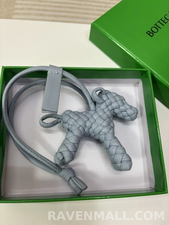 보테가베네타 보테가 베네타 인트레치아토 가죽 호스 키링 상세 이미지