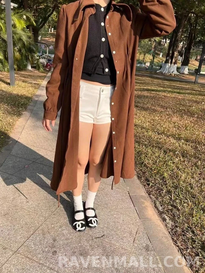 샤넬 샤넬 빅 로고 퀼팅 메리 제인 플랫 상세 이미지