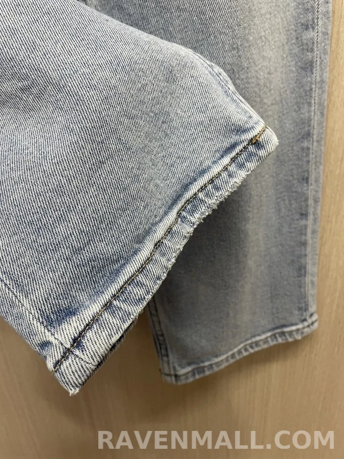 브루넬로 쿠치넬리 브루넬로 쿠치넬리 워싱 스트레이트 데님 팬츠 상세 이미지