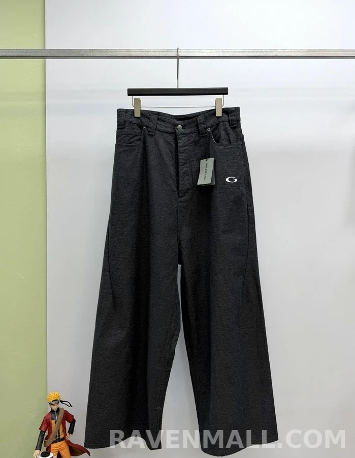 발렌시아가 발렌시아가 루즈핏 와이드 팬츠 상세 이미지