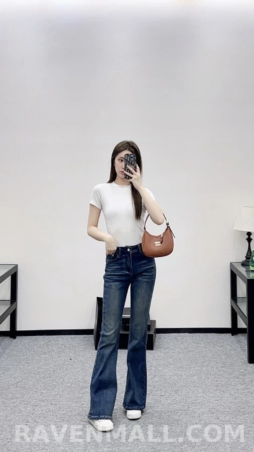발렌티노 발렌티노 마이크로 플레어 데님 팬츠 상세 이미지