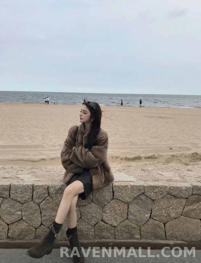 샤넬 샤넬 체인 클로버 스웨이드 앵클 부츠 상세 이미지