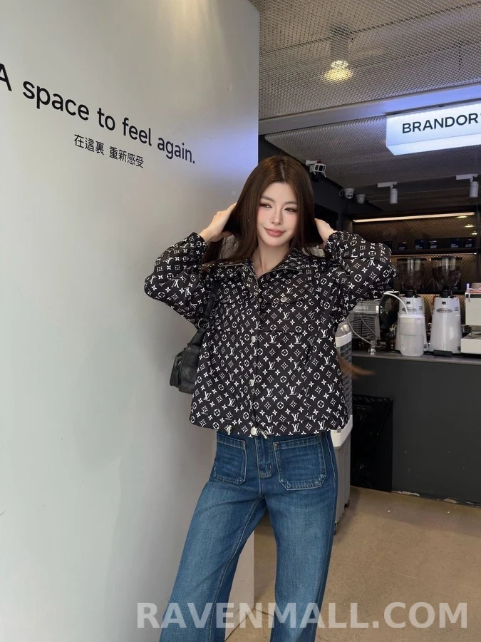 루이비통 루이비통 모노그램 프린트 자켓 상세 이미지