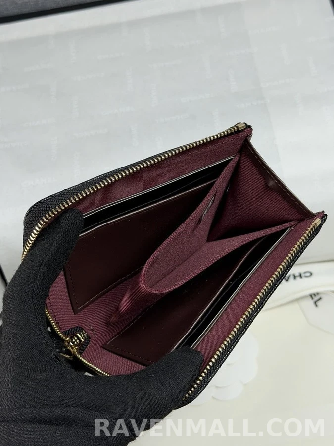 샤넬 샤넬 클래식 지퍼 카드 지갑 상세 이미지