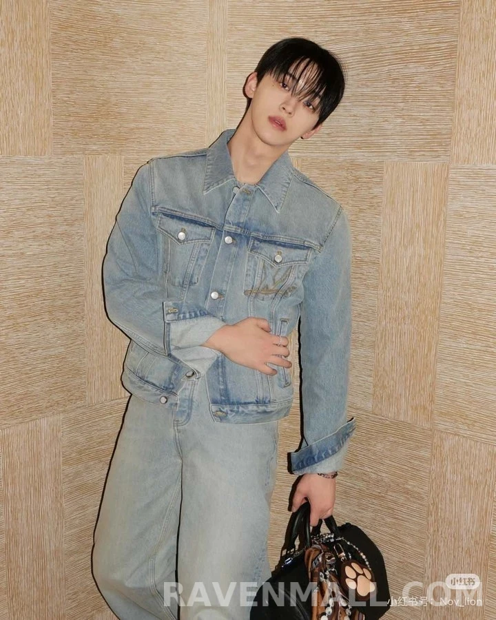루이비통 루이비통 로고 자수 데님 자켓 상세 이미지
