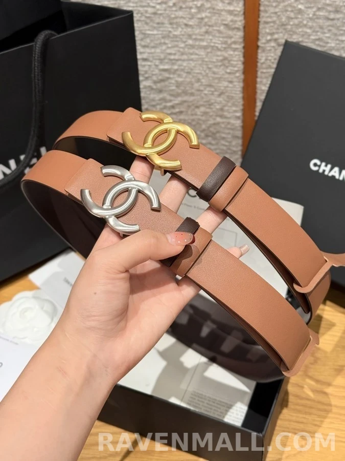 샤넬 샤넬 리버서블 로고 벨트 상세 이미지