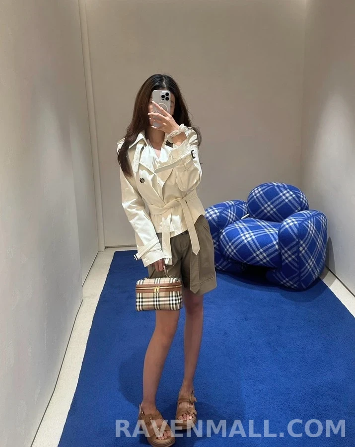 버버리 버버리 더블 브레스티드 숏 자켓 상세 이미지