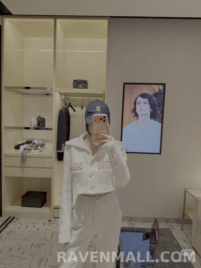 샤넬 샤넬 디테일 트위드 크롭 자켓 상세 이미지