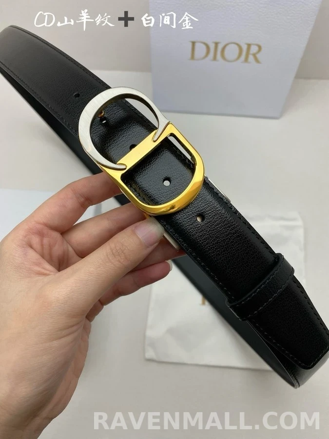 디올 디올 투톤 버클 벨트 상세 이미지