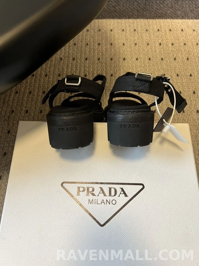 프라다 프라다 플랫폼 샌들 상세 이미지