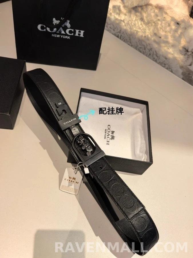 코치 코치 시그니처 리버서블 벨트 상세 이미지