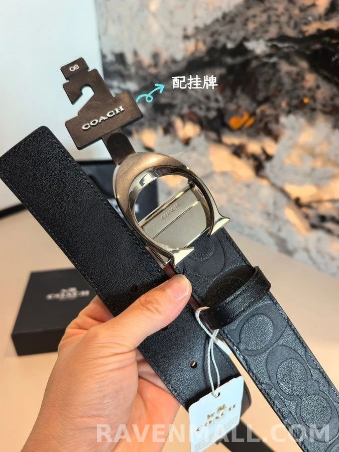 코치 코치 시그니처 리버서블 벨트 상세 이미지