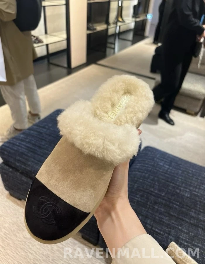 샤넬 샤넬 시어링 슬리퍼 상세 이미지