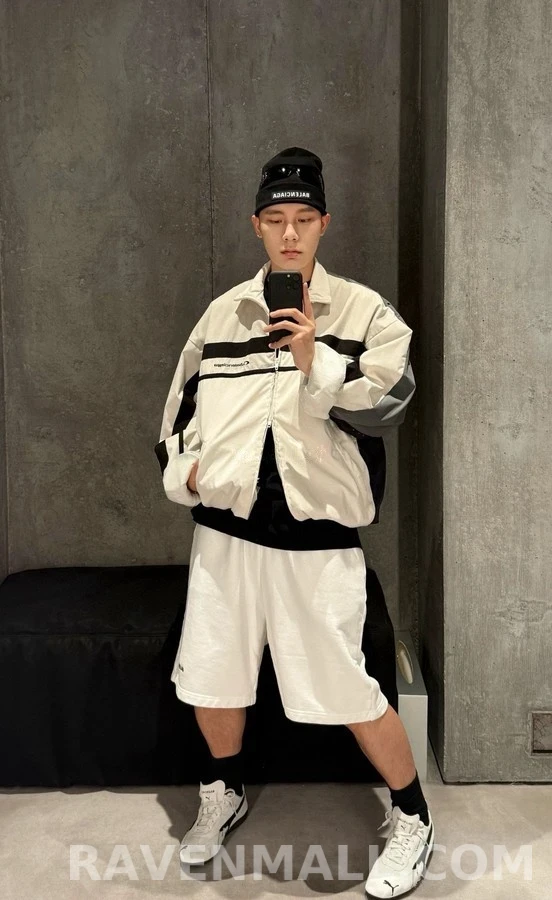 발렌시아가 발렌시아가 배색 스트라이프 자켓 상세 이미지