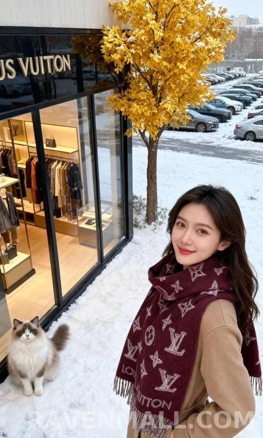 루이비통 루이비통 에센셜 샤인 모노그램 머플러 상세 이미지