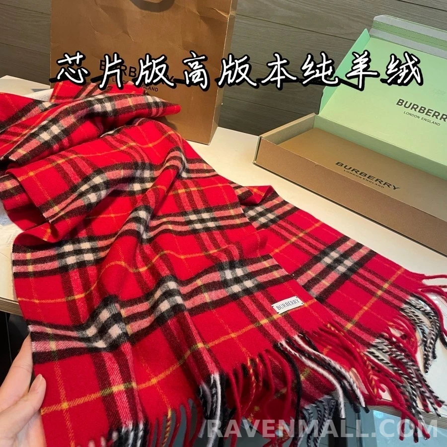 버버리 버버리 클래식 체크 캐시미어 머플러 상세 이미지