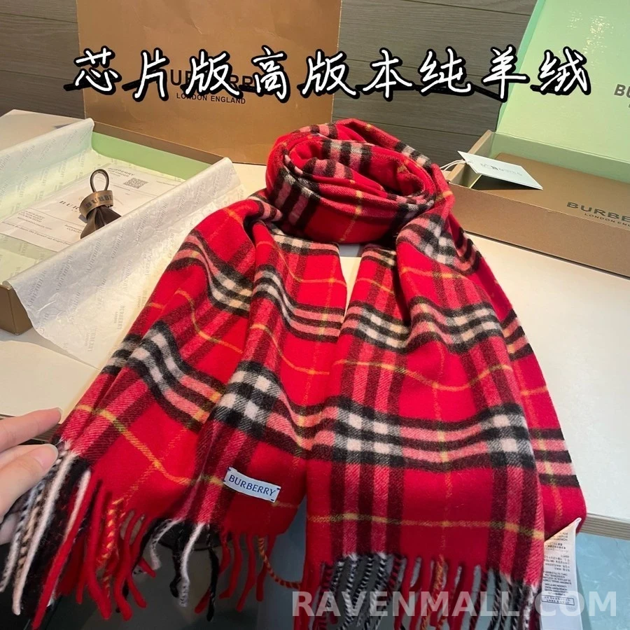 버버리 버버리 클래식 체크 캐시미어 머플러 상세 이미지