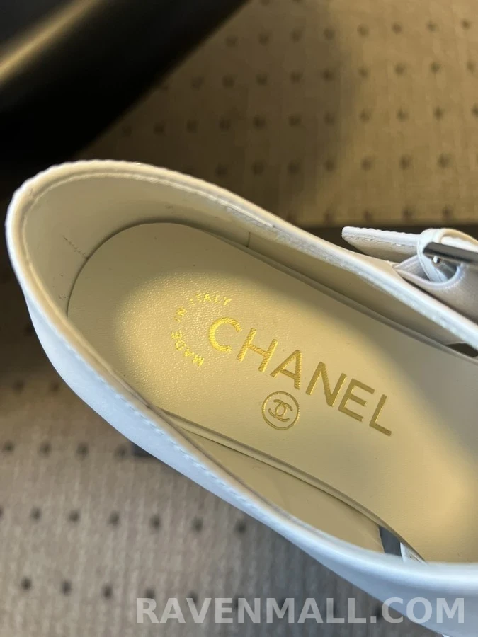 샤넬 샤넬 투톤 메리제인 플랫 상세 이미지