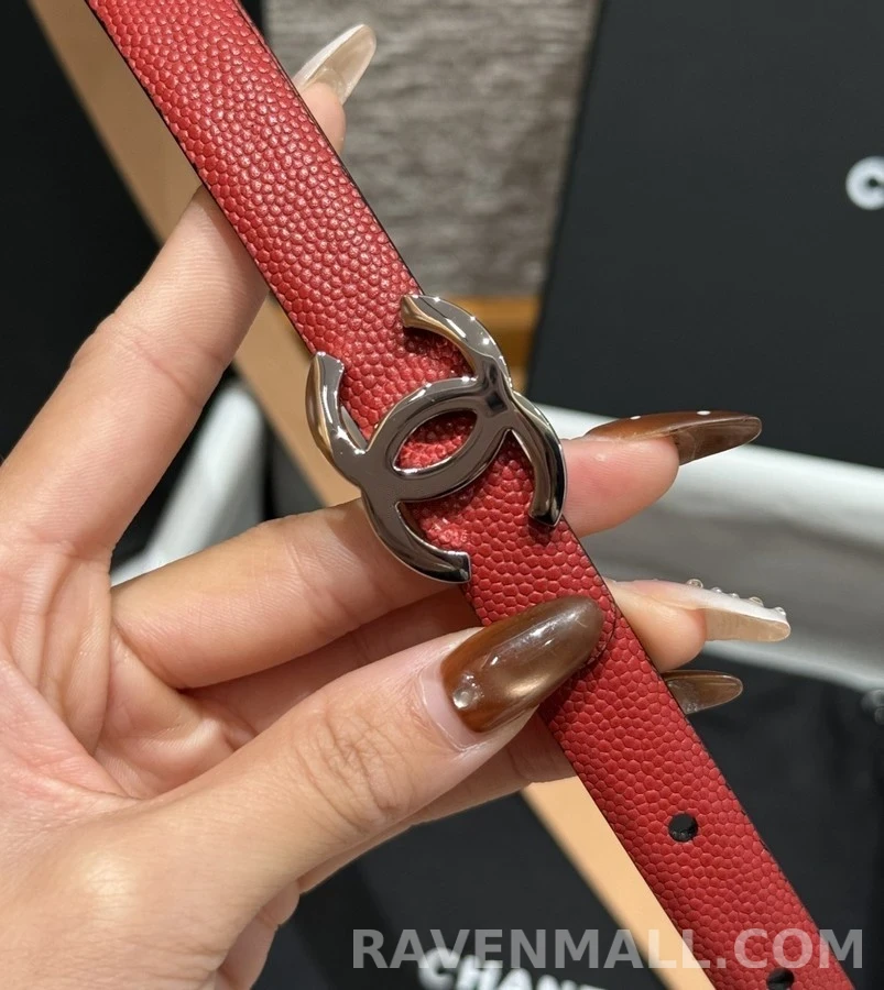 샤넬 샤넬 더블 C 로고 벨트 상세 이미지