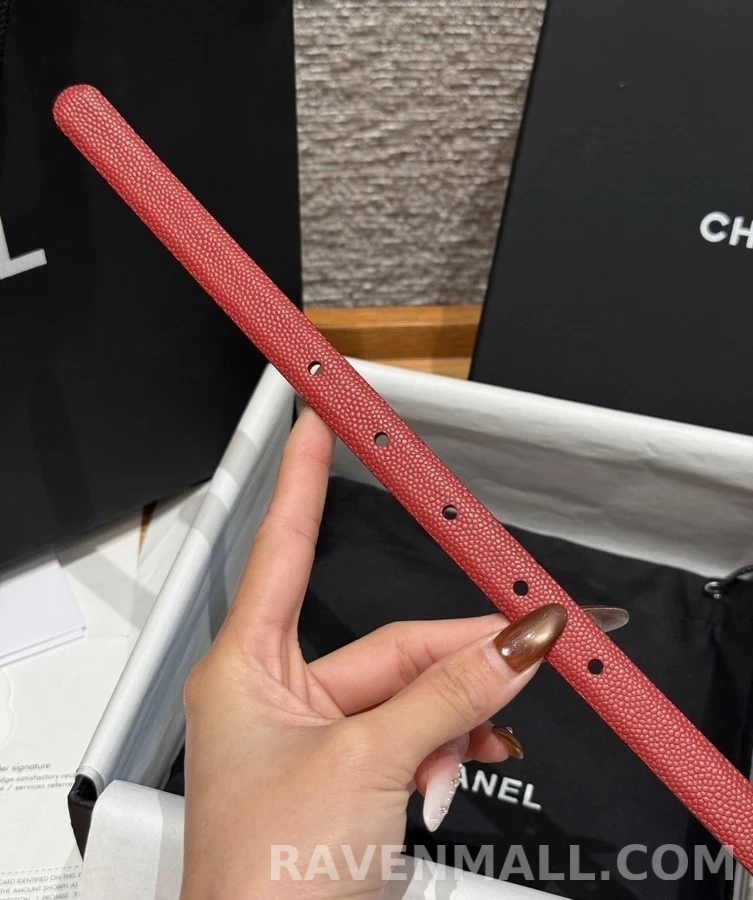 샤넬 샤넬 더블 C 로고 벨트 상세 이미지
